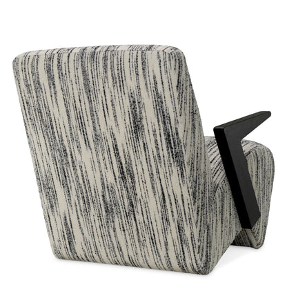 Eichholtz Venosa Chair, Radiance Black And White, Black (A118434)
