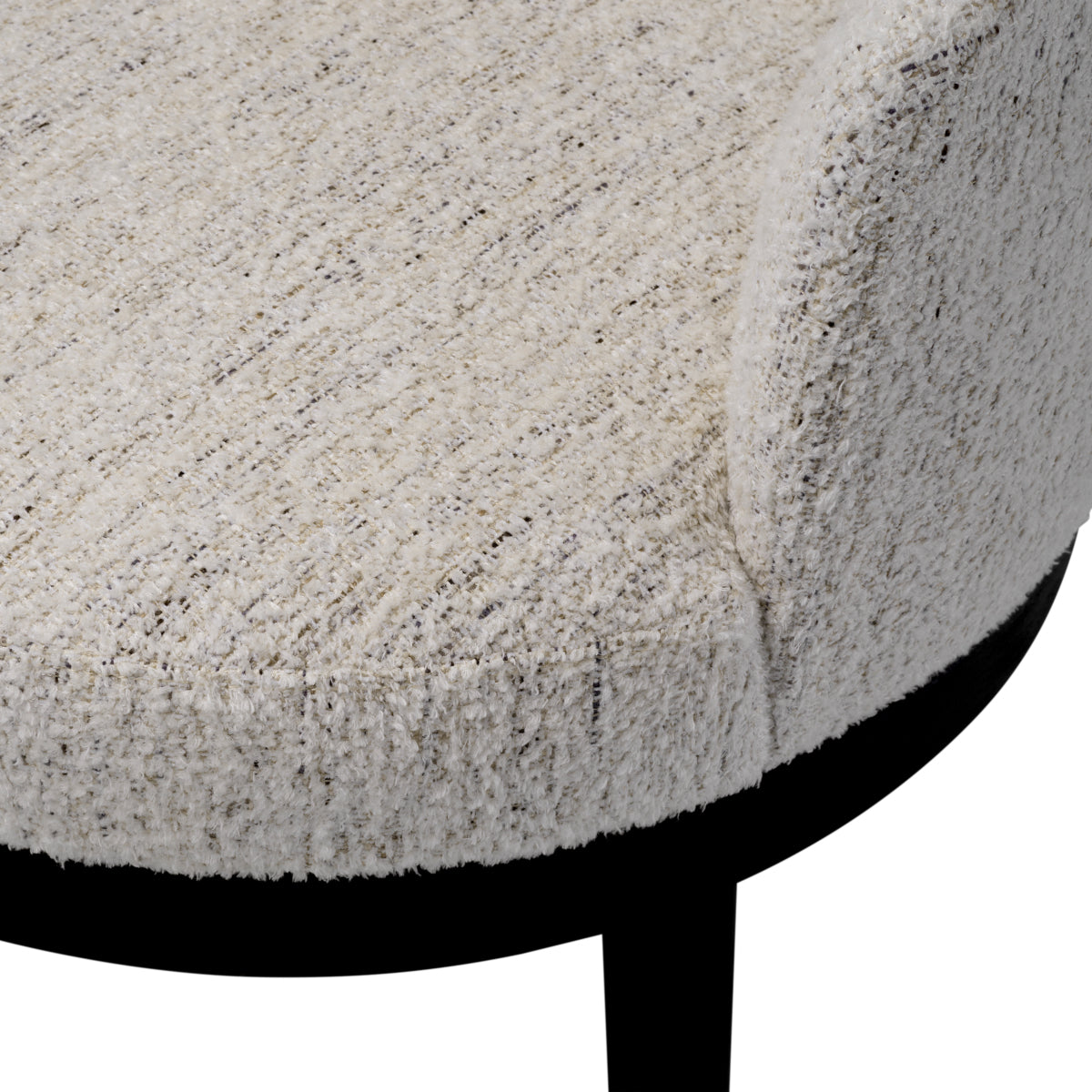 Eichholtz Sofia Dining Chair, Seashell Off White, Black Legs (A118468)