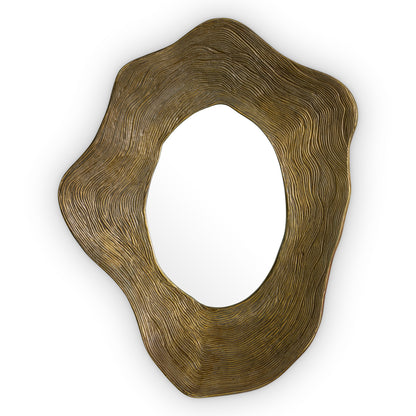 Eichholtz Pavona Mirror, Vintage Brass (118508)