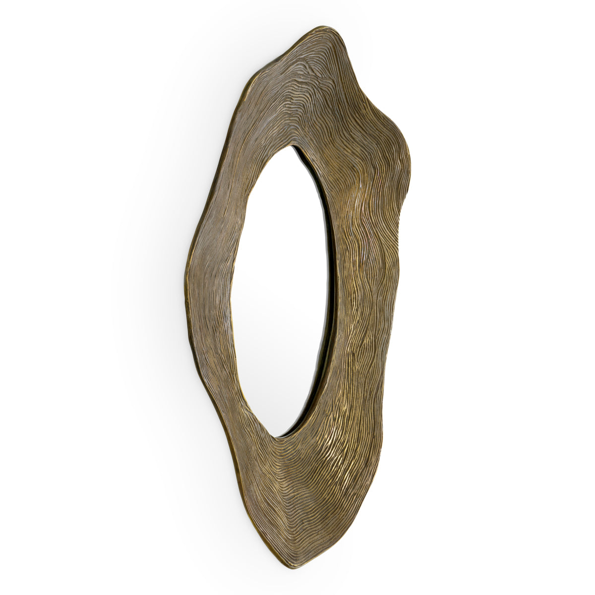Eichholtz Pavona Mirror, Vintage Brass (118508)