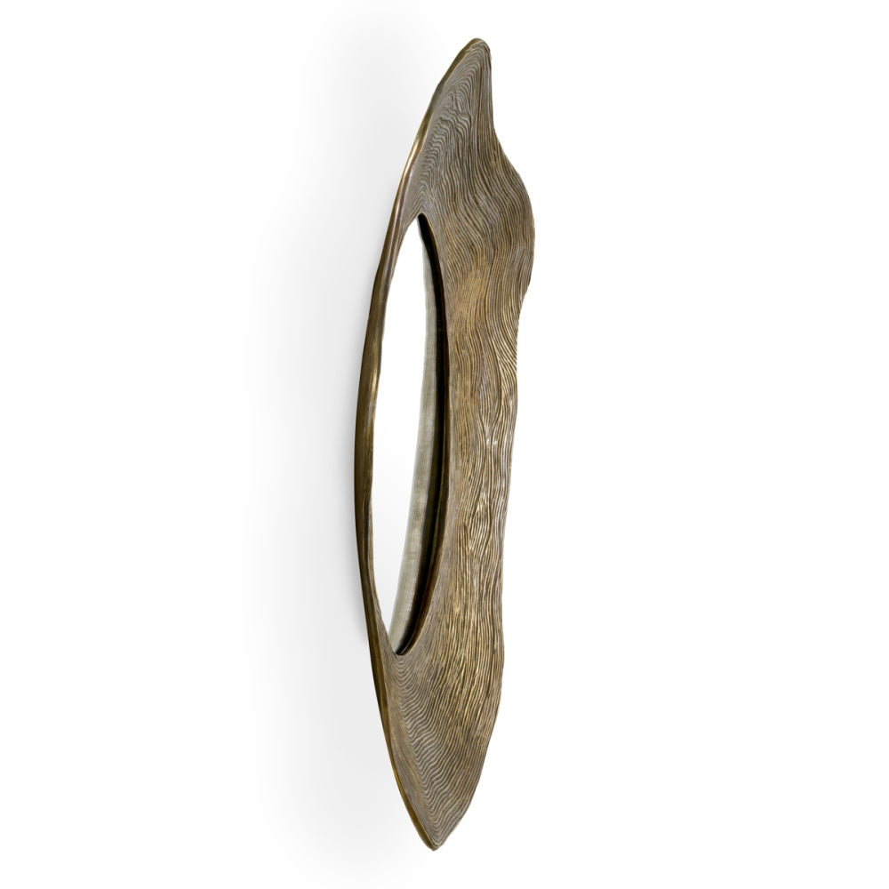 Eichholtz Pavona Mirror, Vintage Brass (118508)