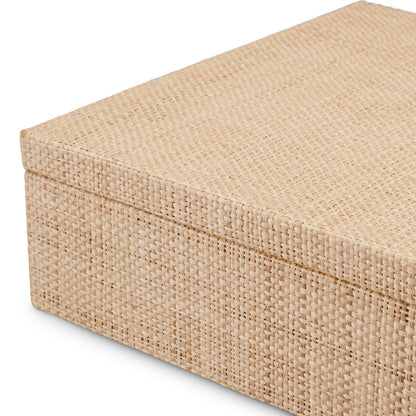 Eichholtz Cadiz Box, Small, Natural Raffia (118589)