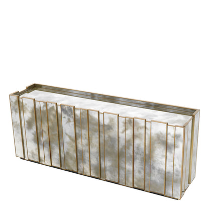 Eichholtz Nottingham Dresser, Brushed Brass, Antique Mirror Glass (118610)