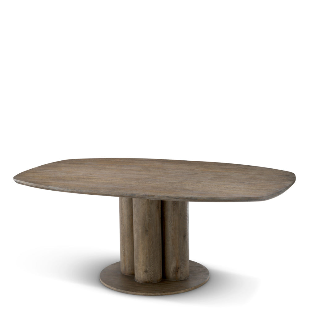 Eichholtz Westwood Dining Table, Silverstone Oak Veneer (118612)