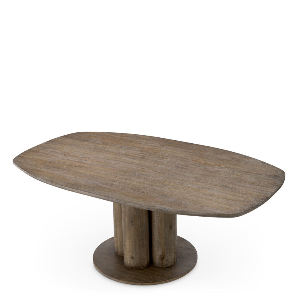 Eichholtz Westwood Dining Table, Silverstone Oak Veneer (118612)