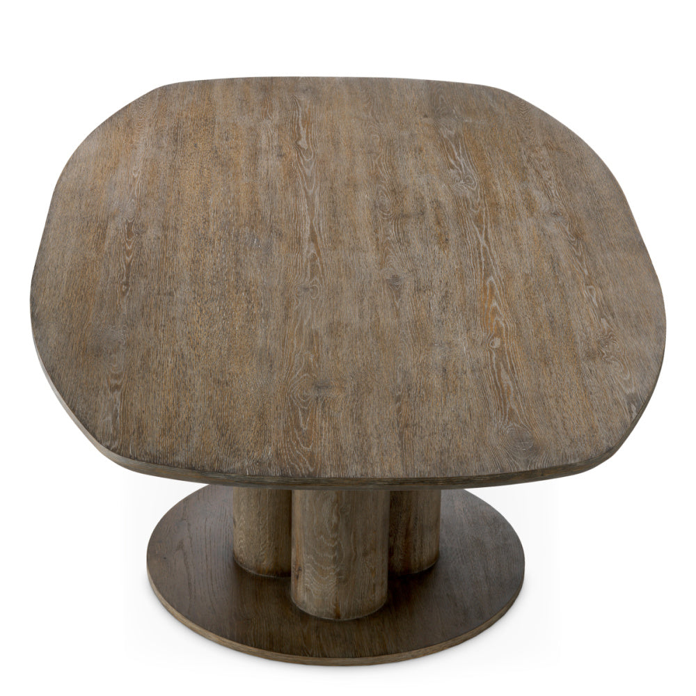 Eichholtz Westwood Dining Table, Silverstone Oak Veneer (118612)