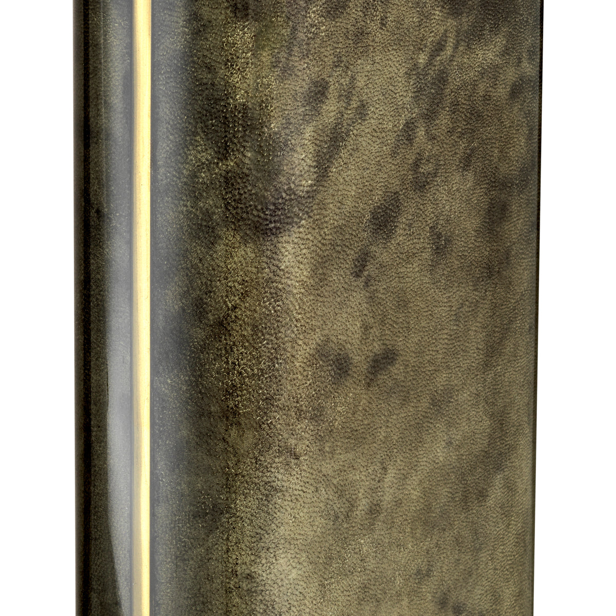 Eichholtz Manuel Side Table, Grey Goat Leather, High Gloss (118648)