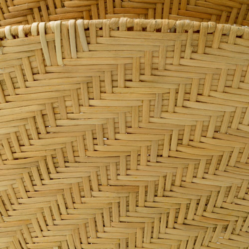 Eichholtz Tavira Chandelier, Natural Rattan, Vintage Brass (118657UL)