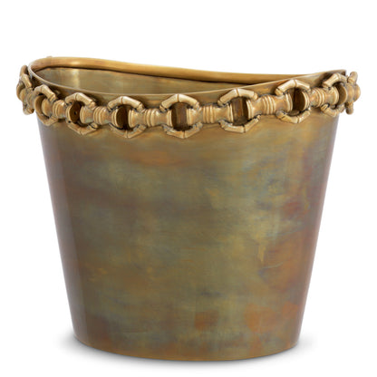 Eichholtz Clementine Wine Cooler, Vintage Brass (118666)