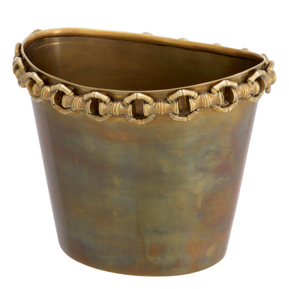 Eichholtz Clementine Wine Cooler, Vintage Brass (118666)