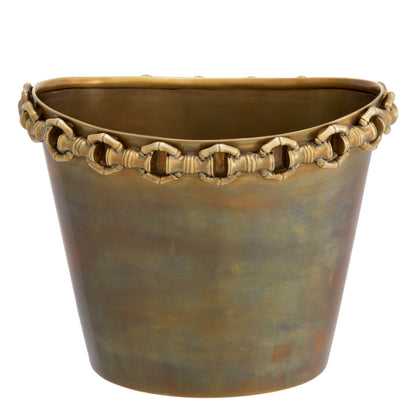 Eichholtz Clementine Wine Cooler, Vintage Brass (118666)