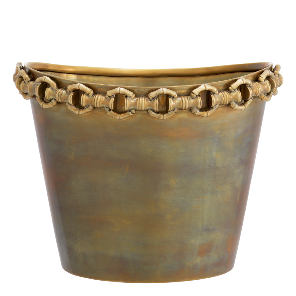 Eichholtz Clementine Wine Cooler, Vintage Brass (118666)
