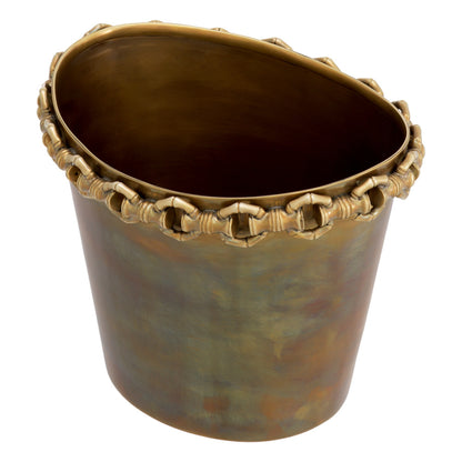 Eichholtz Clementine Wine Cooler, Vintage Brass (118666)