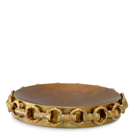 Eichholtz Clementine Bowl, Vintage Brass (118669)