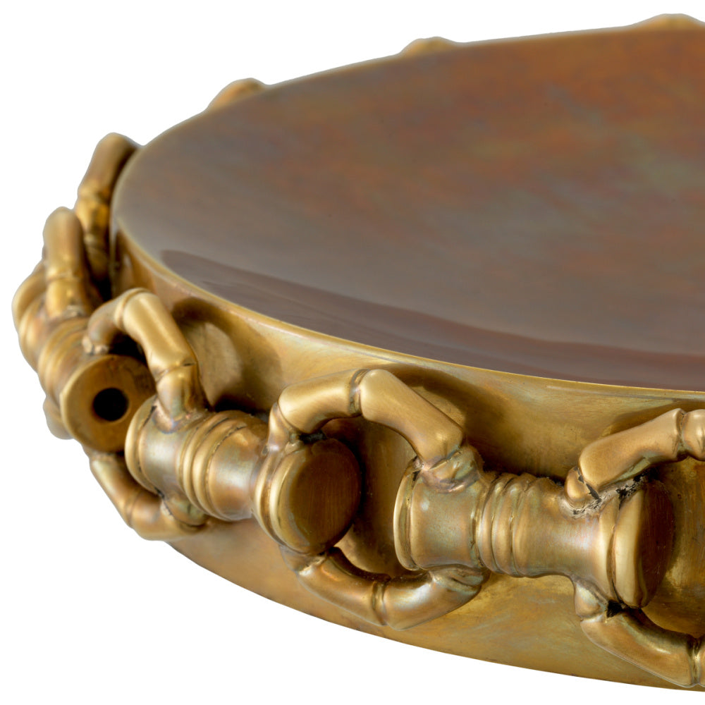 Eichholtz Clementine Bowl, Vintage Brass (118669)