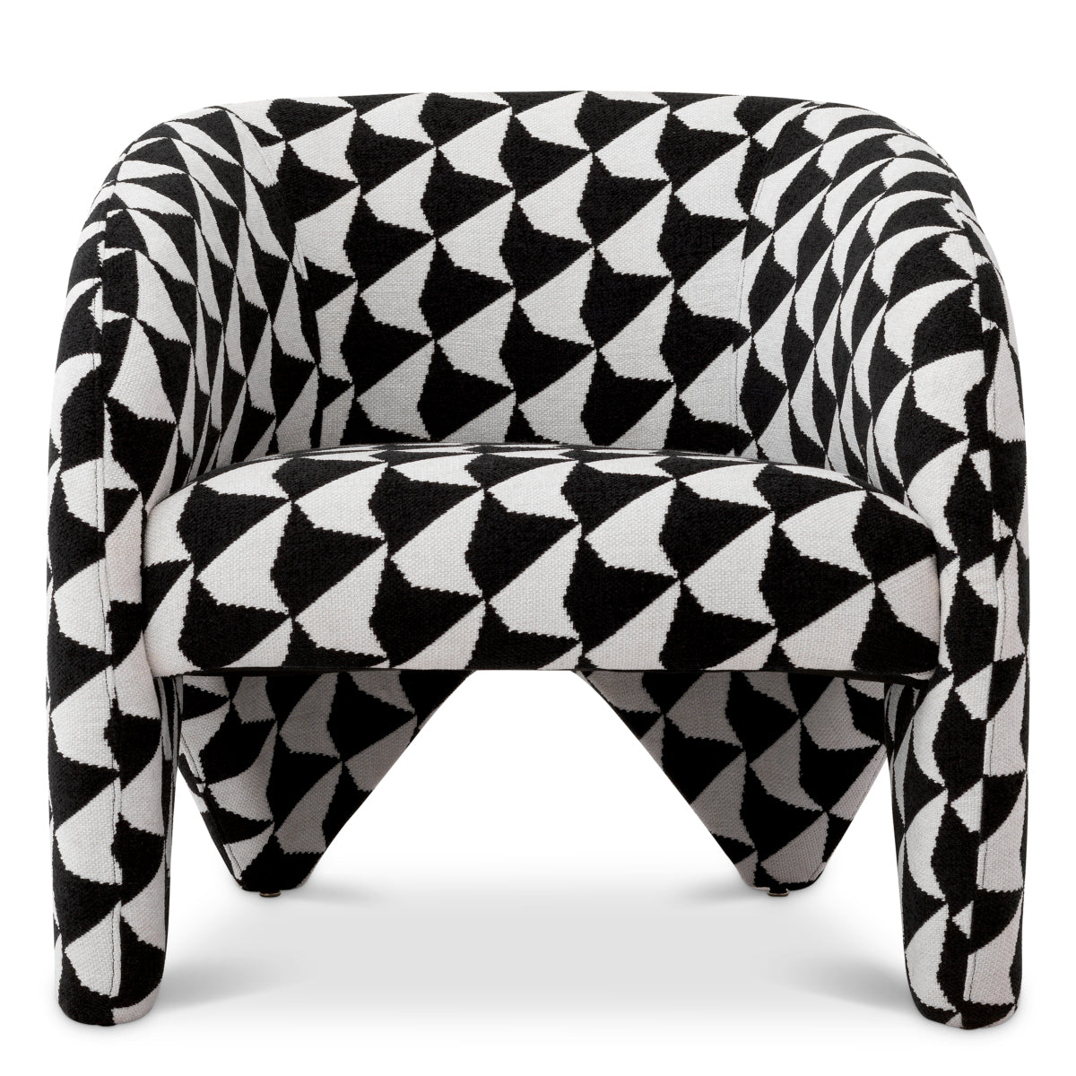Eichholtz Toledo Chair, Zenith Black And White (A118838)