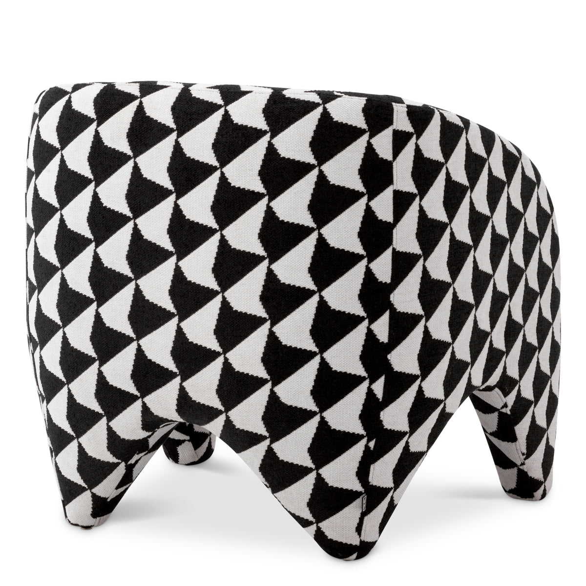 Eichholtz Toledo Chair, Zenith Black And White (A118838)