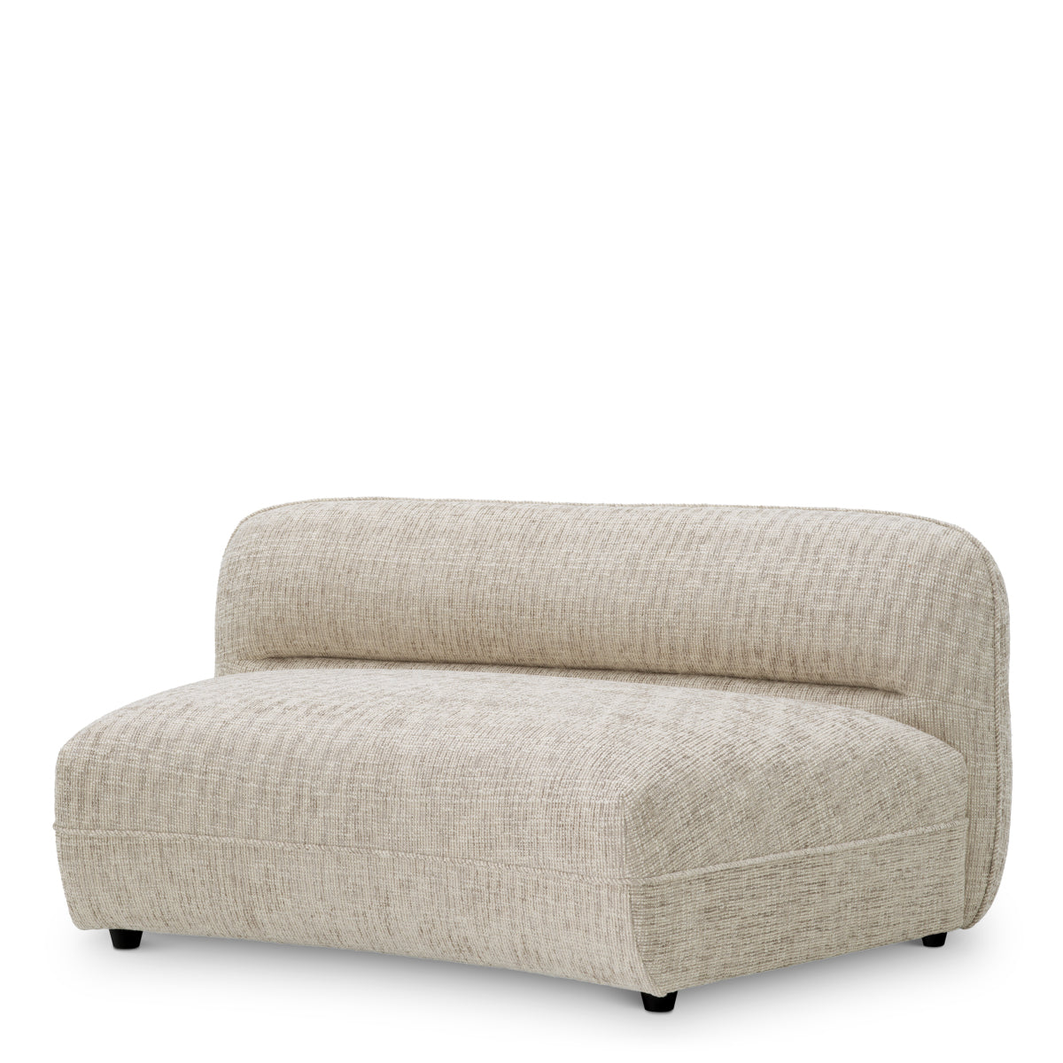 Eichholtz Grand Avenue Modular Sofa, Creststone Beige, Black Feet (A118853)