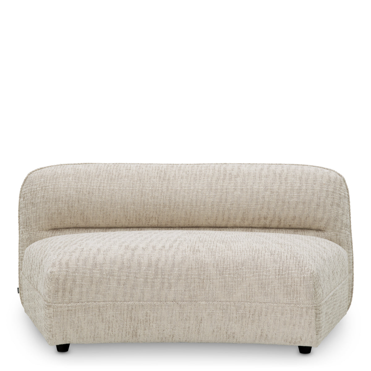 Eichholtz Grand Avenue Modular Sofa, Creststone Beige, Black Feet (A118853)