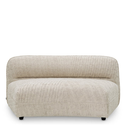 Eichholtz Grand Avenue Modular Sofa, Creststone Beige, Black Feet (A118853)
