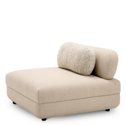 Eichholtz Paulo Modular Sofa, Scalea Sand, Bouclé Sonata Cream, Black Feet (A118869)