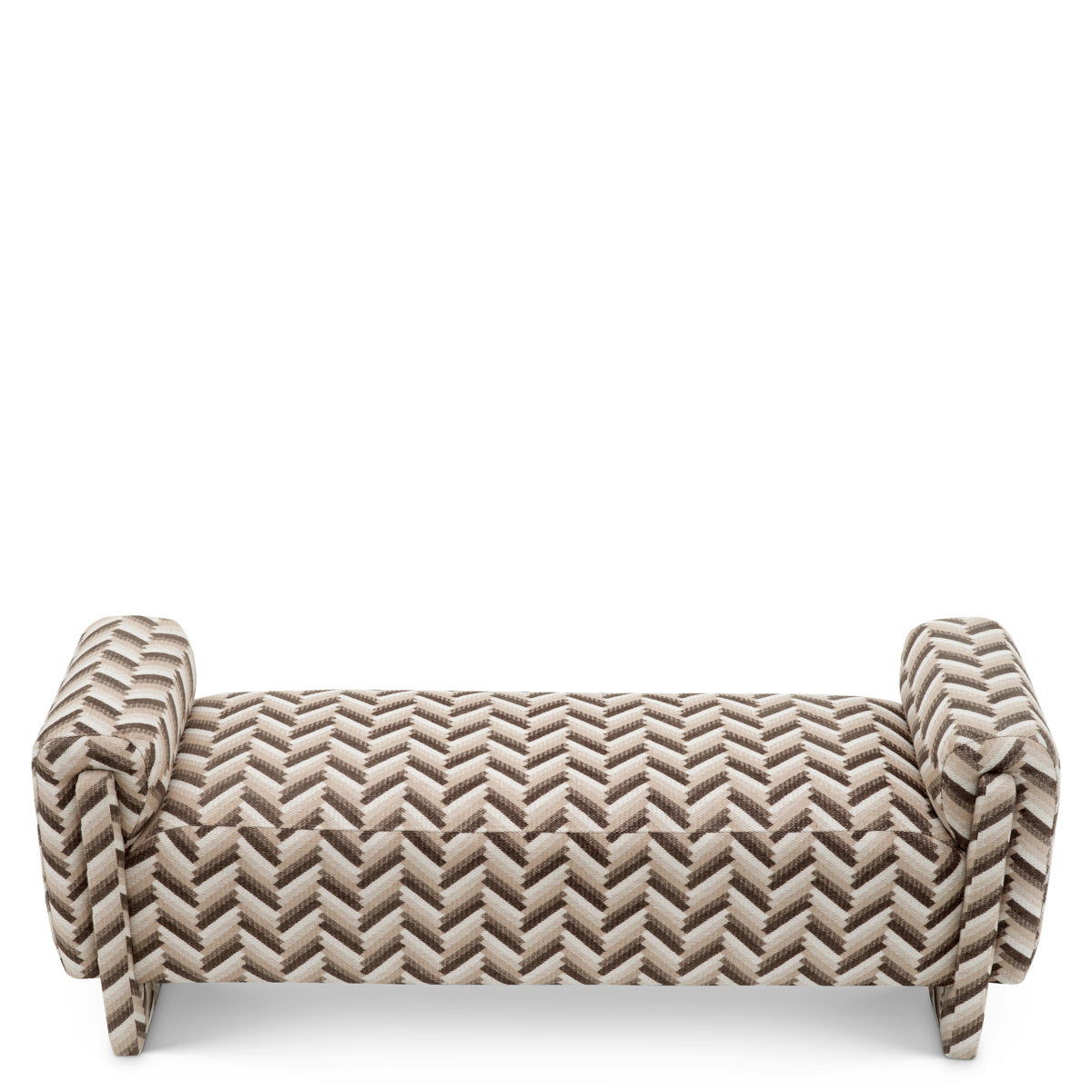 Eichholtz Del Vale Bench, Chevron Brown (A118883)