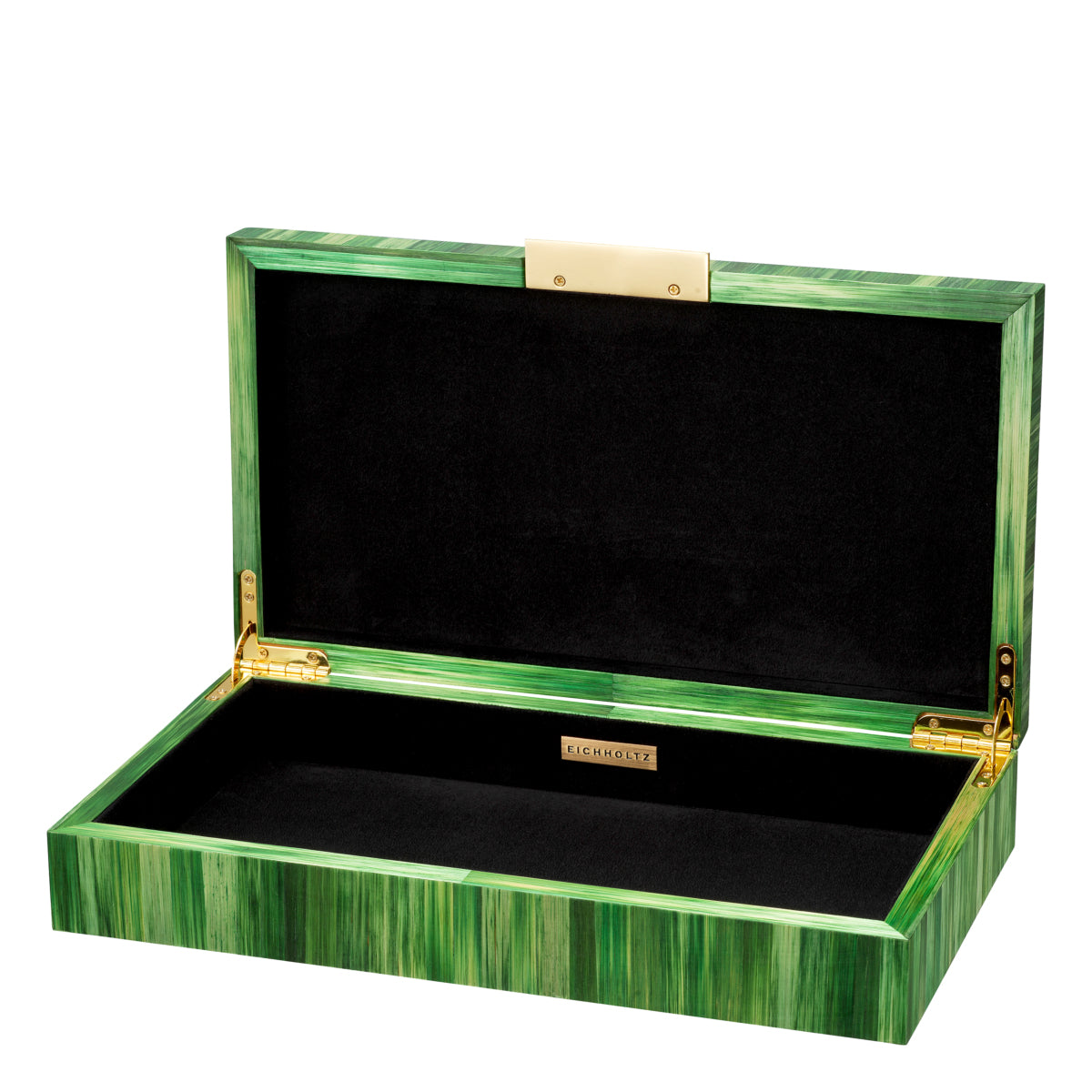 Eichholtz Harvard Box, Straw Marquetry Green (118914)