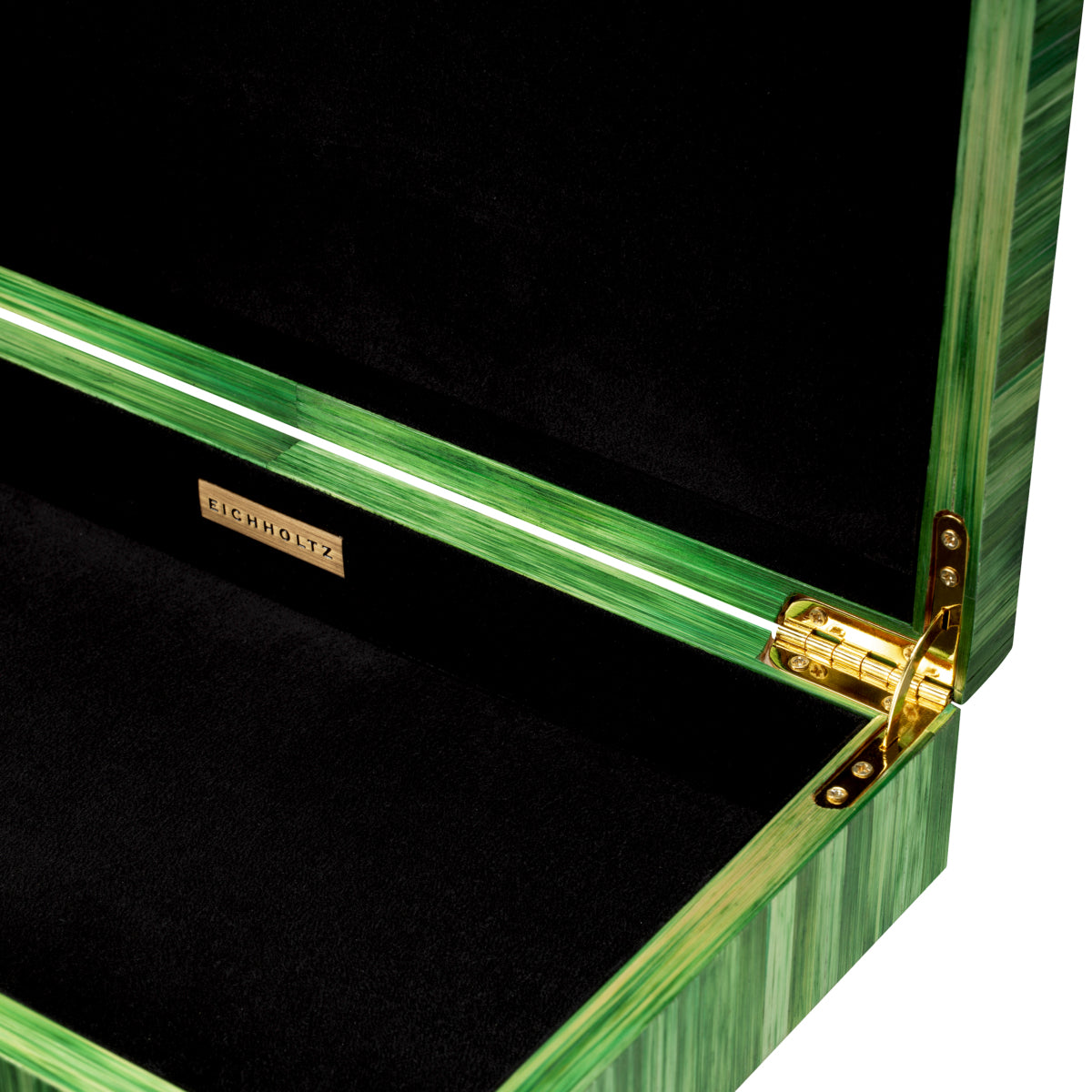 Eichholtz Harvard Box, Straw Marquetry Green (118914)