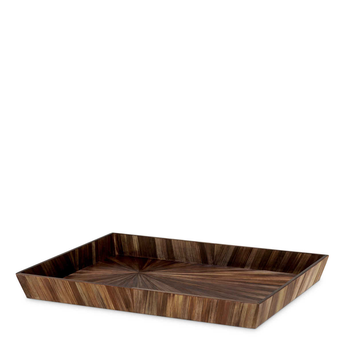 Eichholtz Harvard Desk Tray, Large, Straw Marquetry Brown (118928)