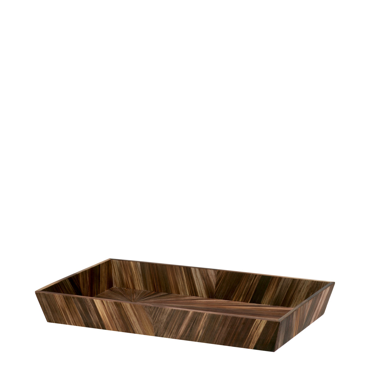 Eichholtz Harvard Desk Tray, Small, Straw Marquetry Brown (118929)