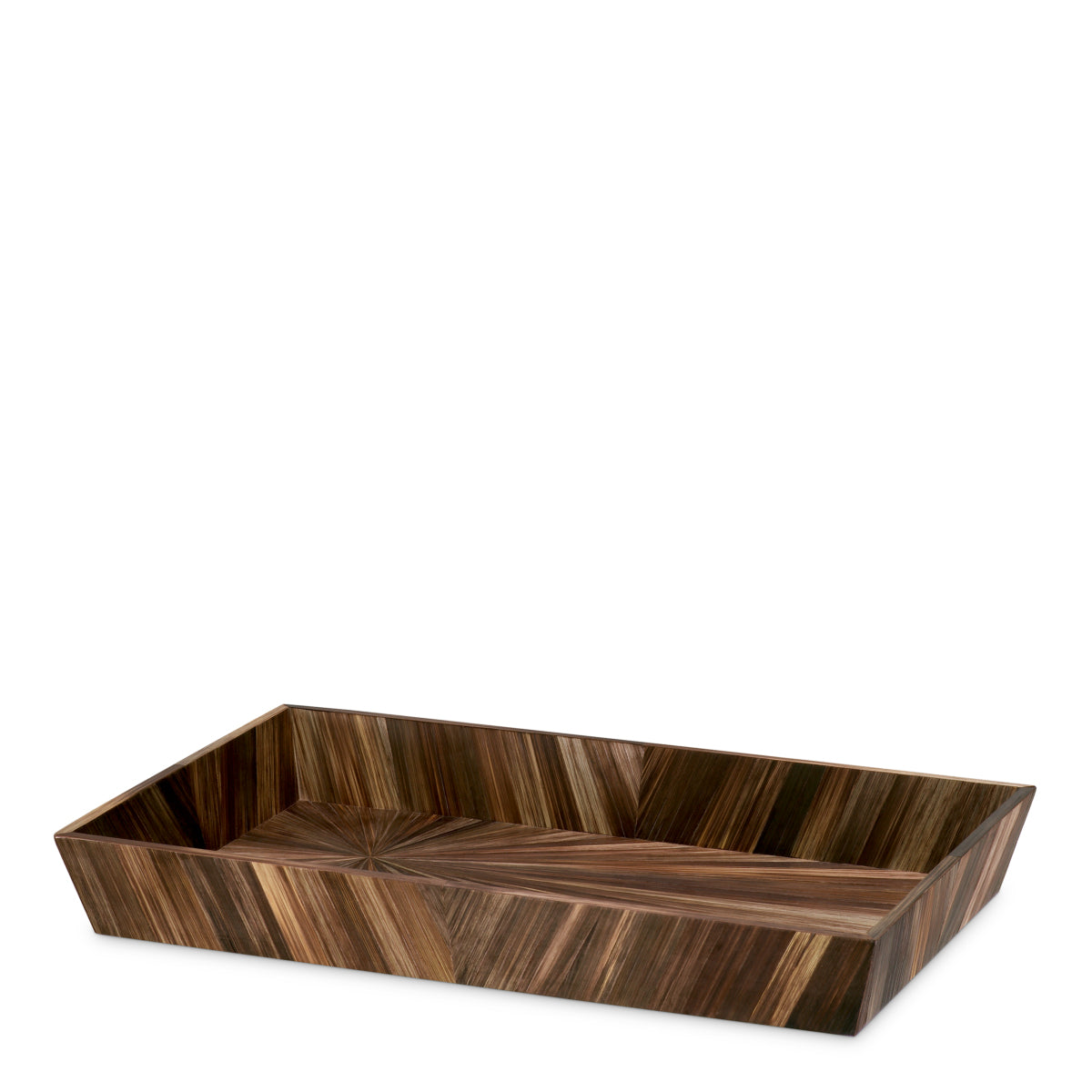 Eichholtz Harvard Desk Tray, Small, Straw Marquetry Brown (118929)