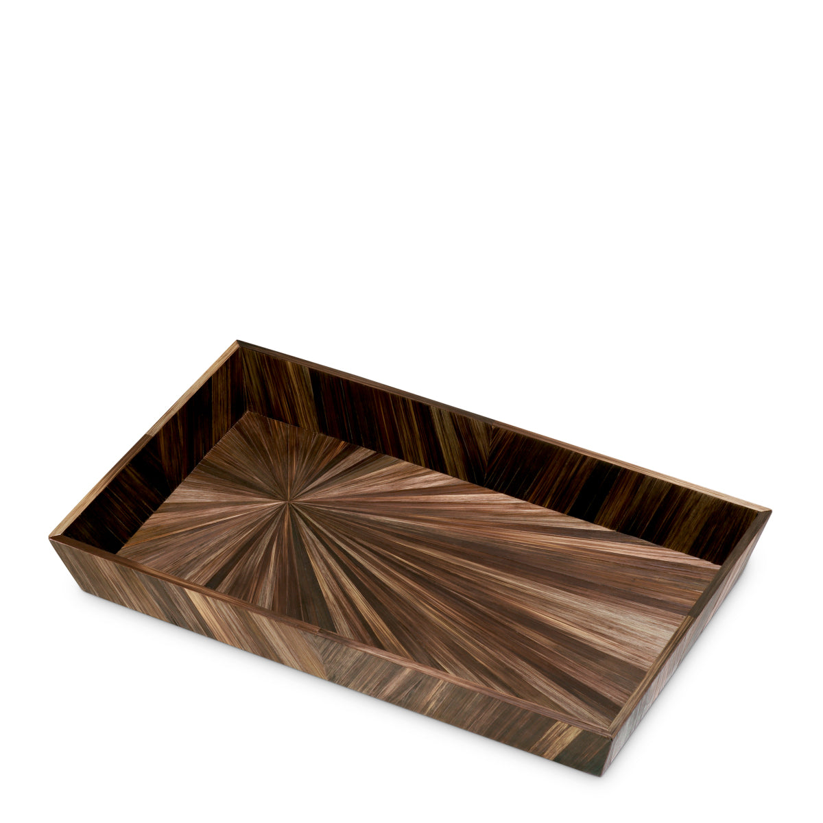 Eichholtz Harvard Desk Tray, Small, Straw Marquetry Brown (118929)