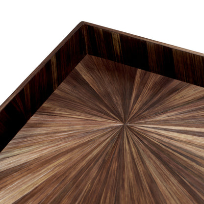 Eichholtz Harvard Desk Tray, Small, Straw Marquetry Brown (118929)
