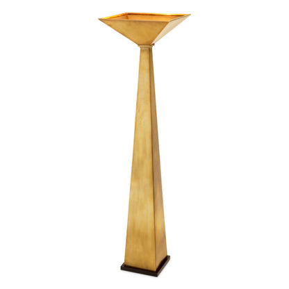 Eichholtz Augustus Floor Lamp, Vintage Brass, Black Granite Base (118939UL)