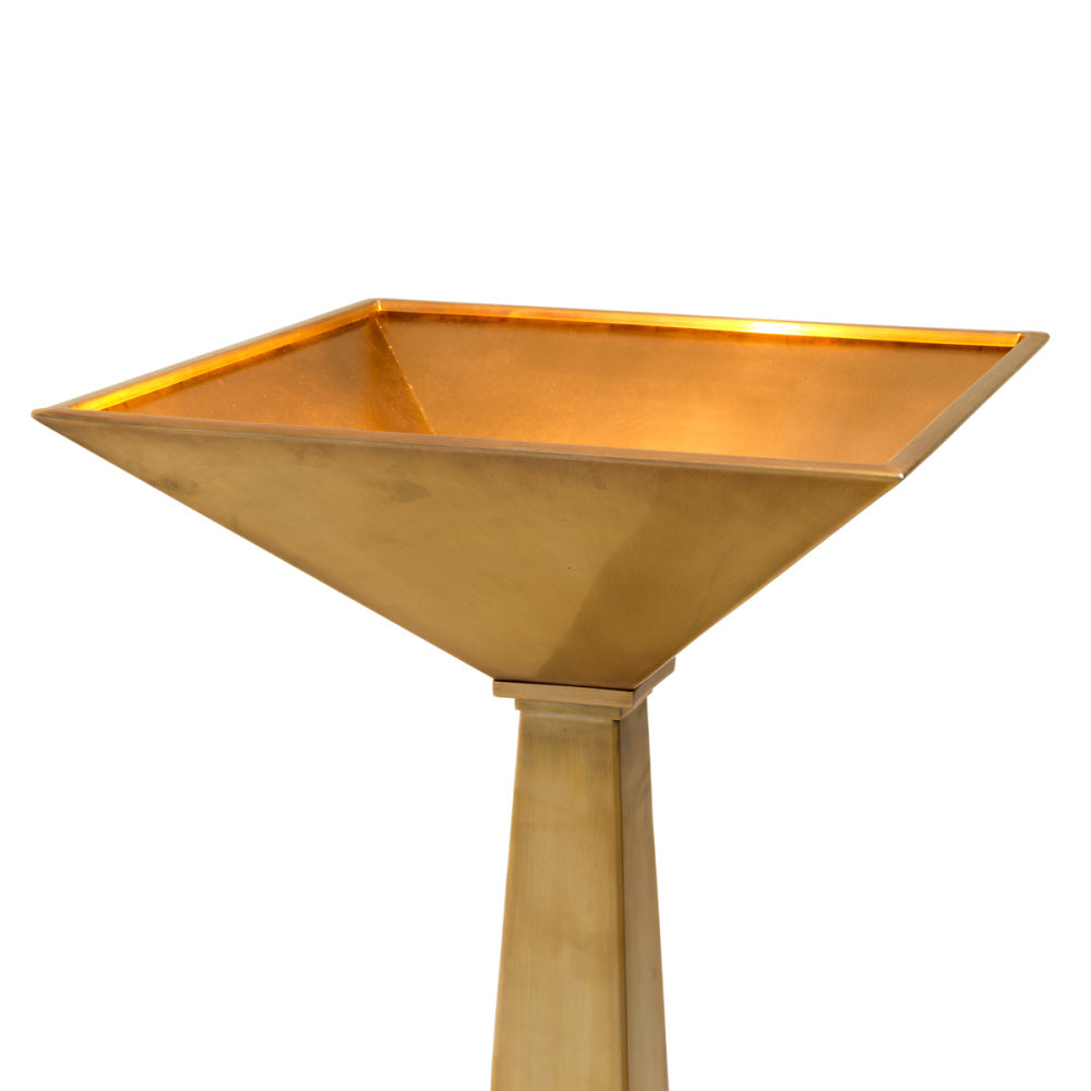 Eichholtz Augustus Floor Lamp, Vintage Brass, Black Granite Base (118939UL)