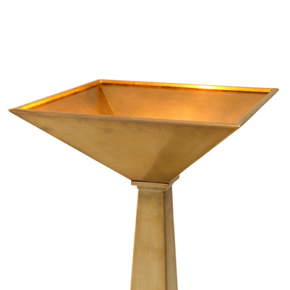 Eichholtz Augustus Floor Lamp, Vintage Brass, Black Granite Base (118939UL)