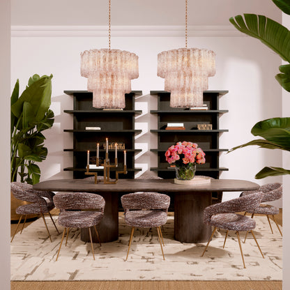 Eichholtz Glenmont Dining Table, Silverstone Oak Veneer (118947)