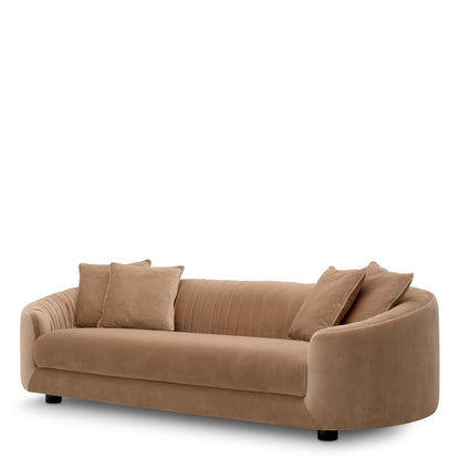 Eichholtz Jameson Sofa, Amaro Camel, Black Feet (118991)