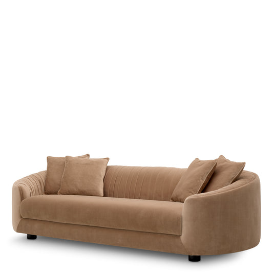 Eichholtz Jameson Sofa, Amaro Camel, Black Feet (118991)