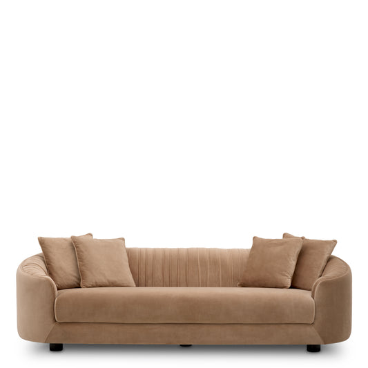 Eichholtz Jameson Sofa, Amaro Camel, Black Feet (118991)