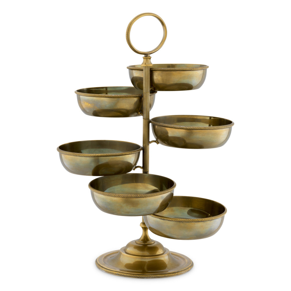 Eichholtz Christine Stand, Vintage Brass (119001)
