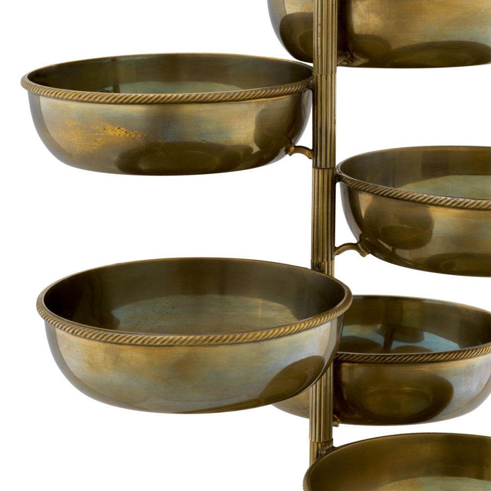 Eichholtz Christine Stand, Vintage Brass (119001)