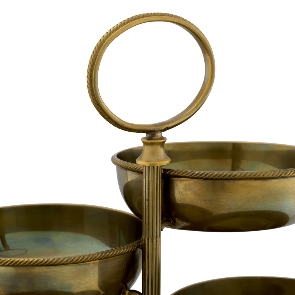 Eichholtz Christine Stand, Vintage Brass (119001)