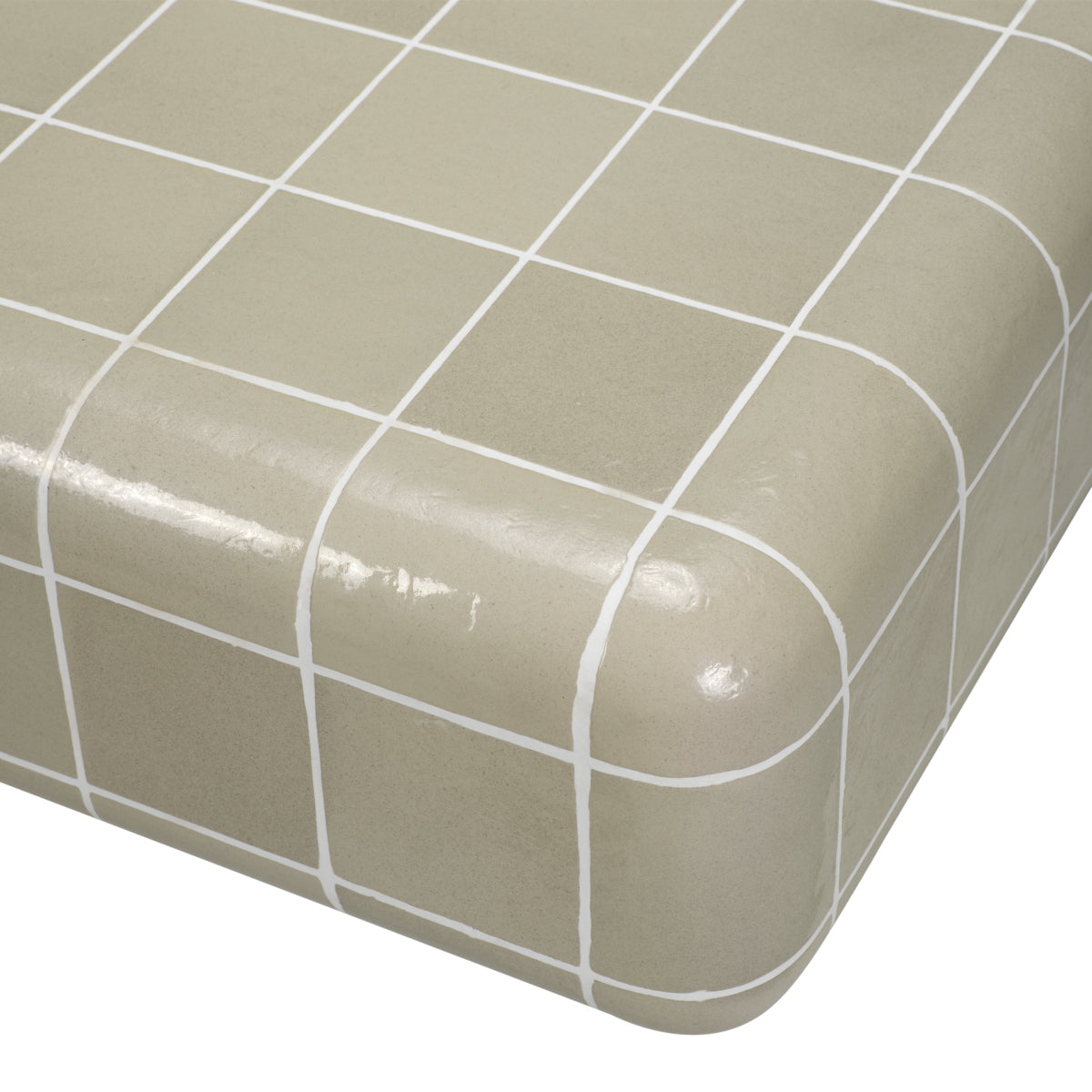 Eichholtz Mateo Outdoor Coffee Table, Light Grey Glaze (119027)