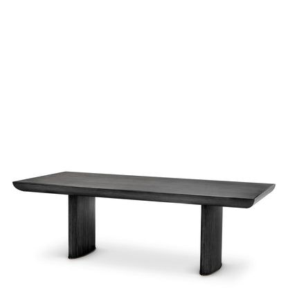 Eichholtz Winston Dining Table, Charcoal Grey Oak Veneer (119058)