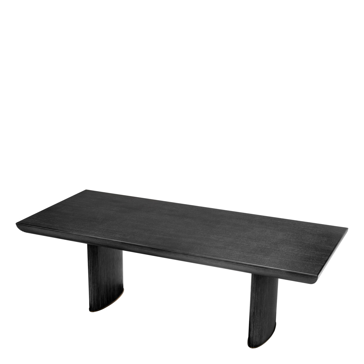 Eichholtz Winston Dining Table, Charcoal Grey Oak Veneer (119058)