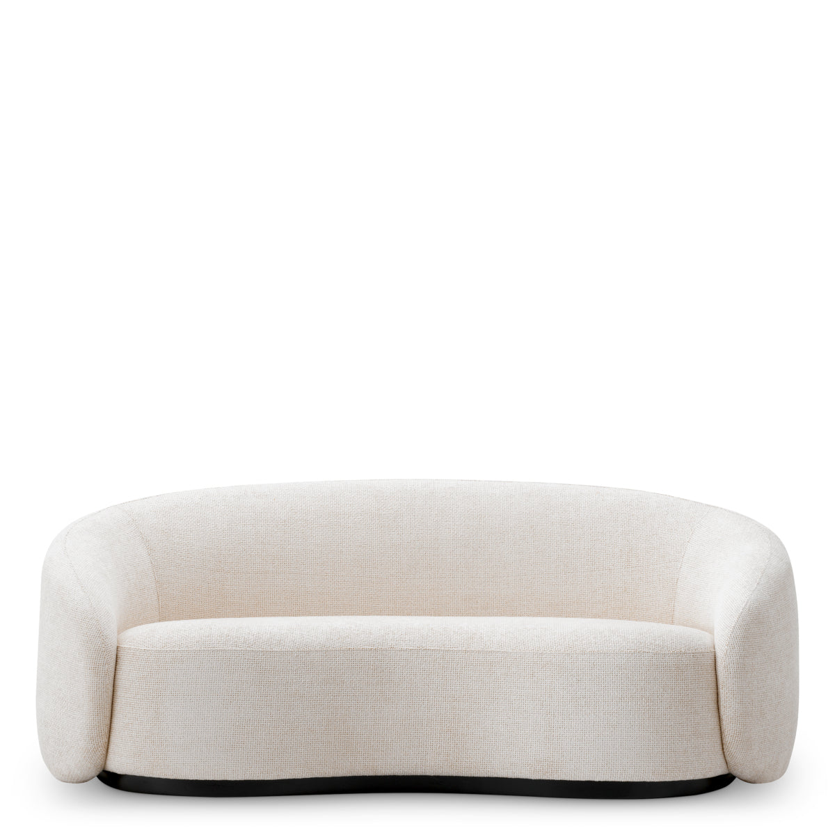Eichholtz Amore Sofa, Lyssa Off-white, Black Wooden Base (A119091)