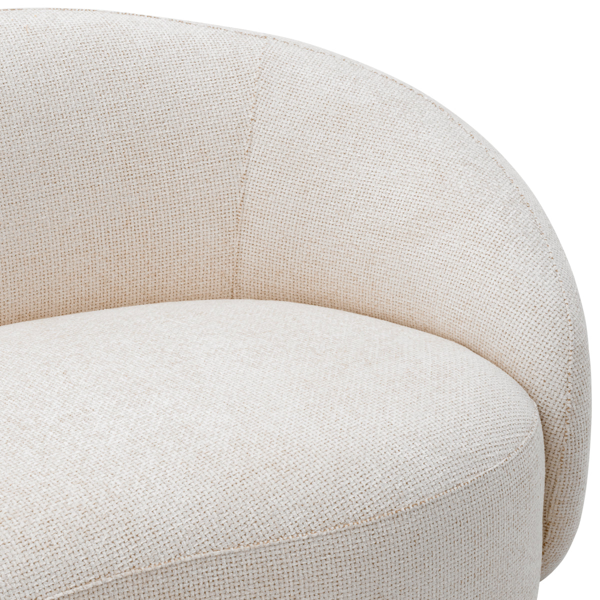 Eichholtz Amore Sofa, Lyssa Off-white, Black Wooden Base (A119091)