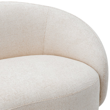 Eichholtz Amore Sofa, Lyssa Off-white, Black Wooden Base (A119091)