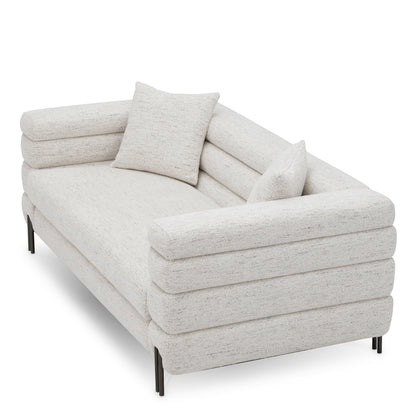 Eichholtz York Sofa, Small, Seashell Off-white, Bronze Legs (A119092)